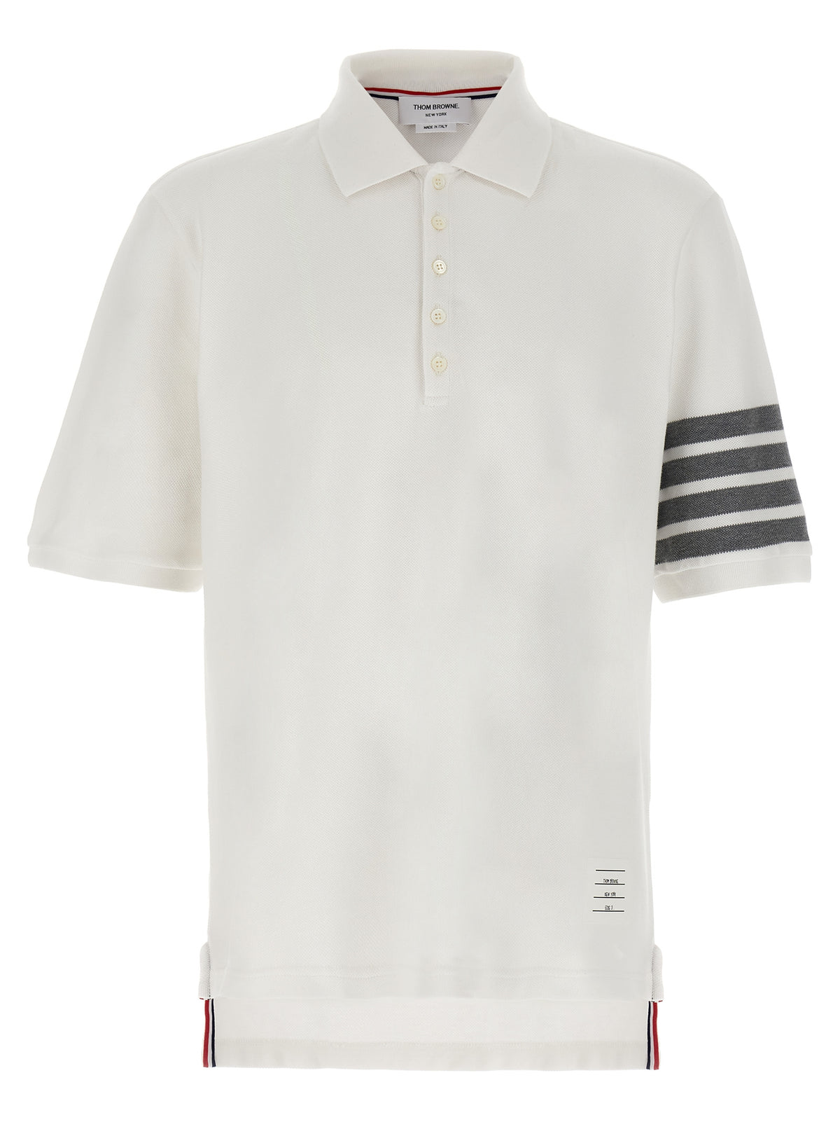 White Cotton Polo Shirt