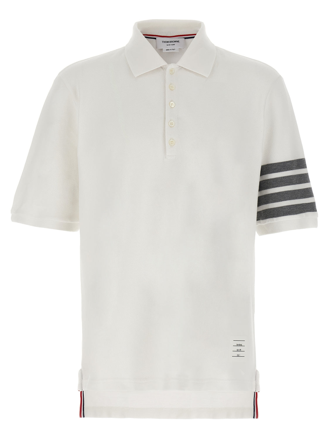 White Cotton Polo Shirt