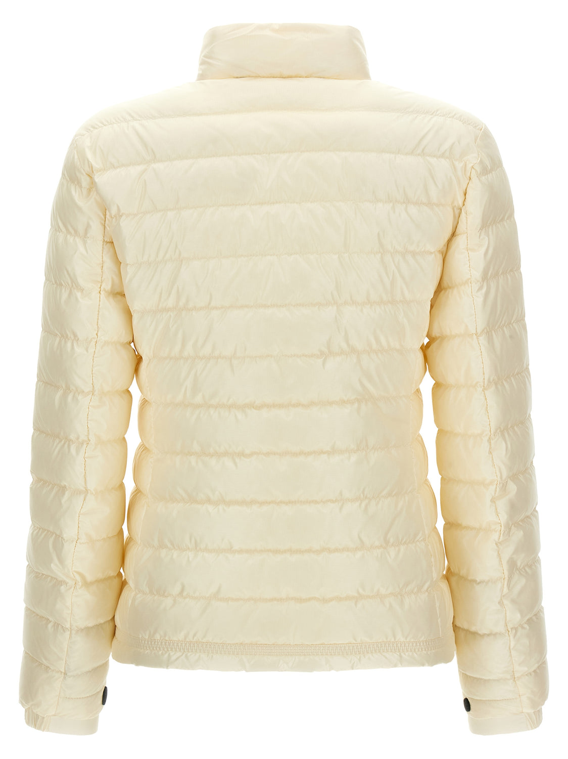 White Polyamide Full-Length Jacket