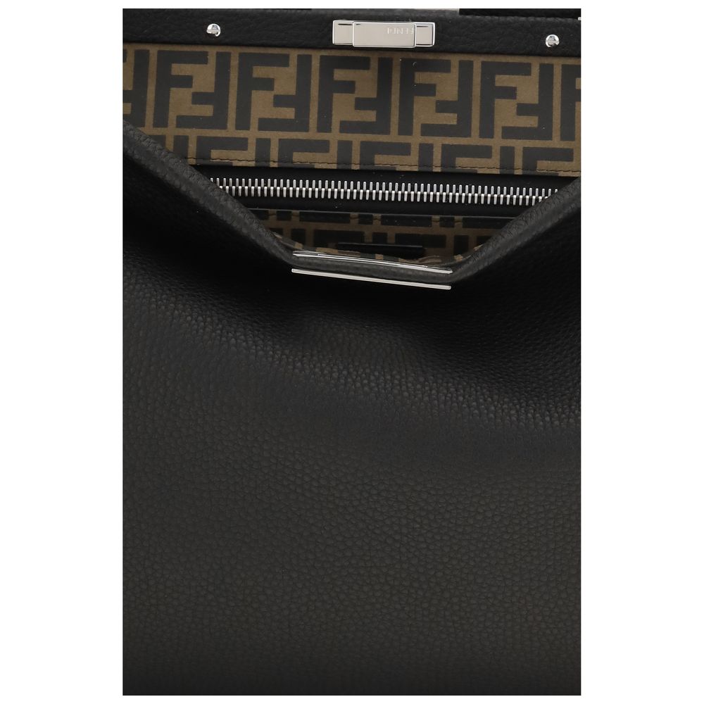 Black Calf Leather Bos Taurus Shoulder Bag