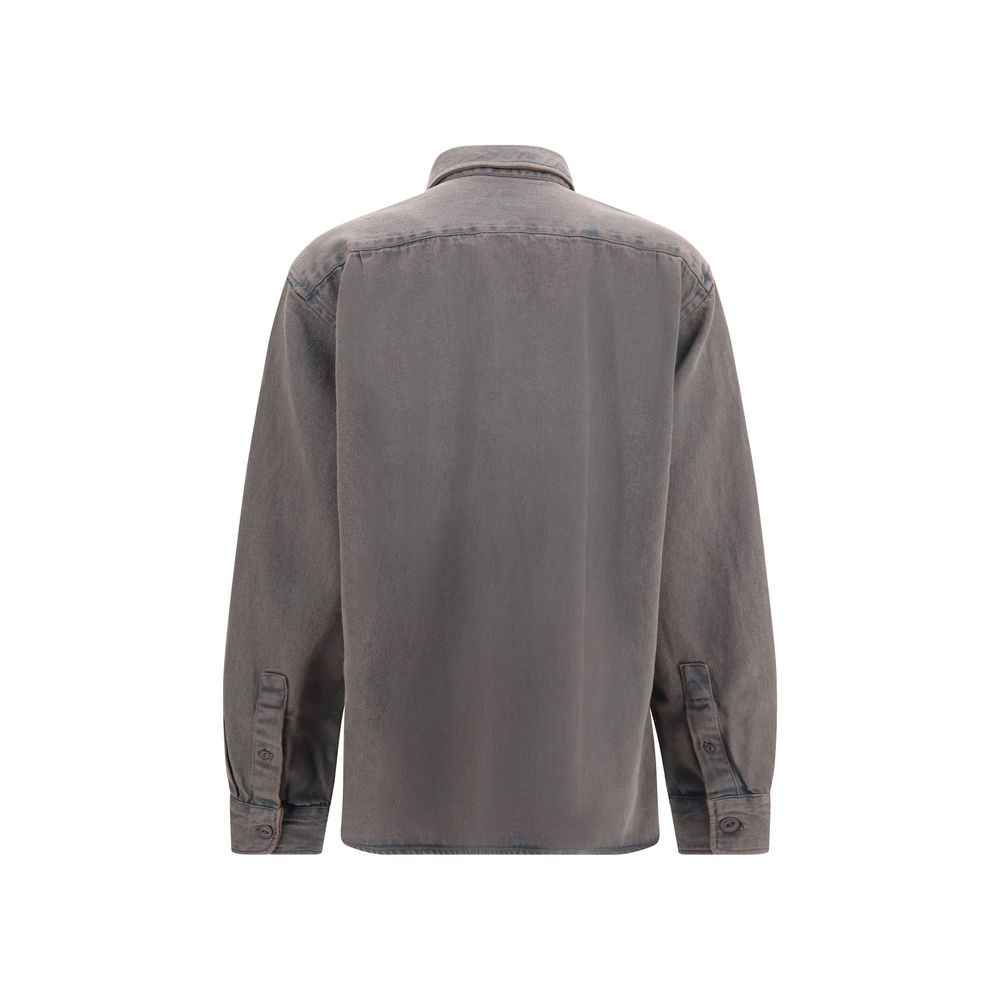 Gray Denim Shirt