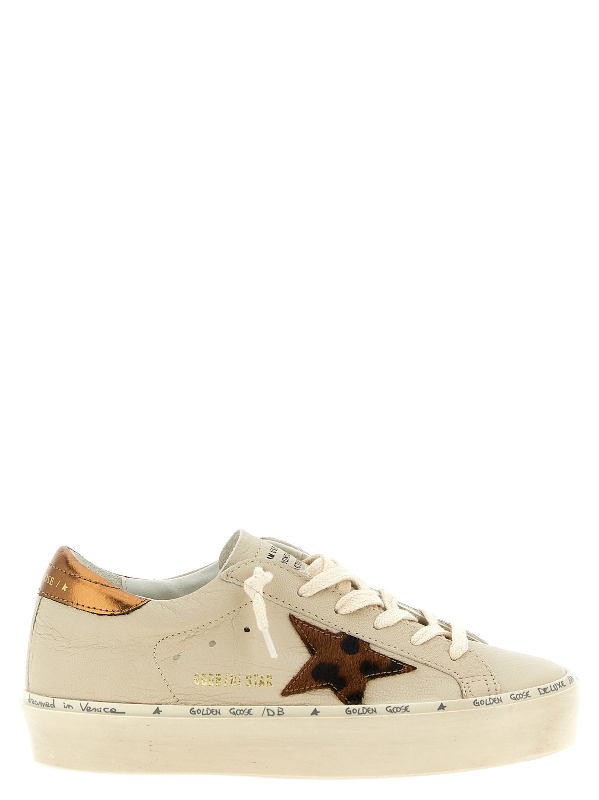 Multicolor Goatskin Platform Sneakers