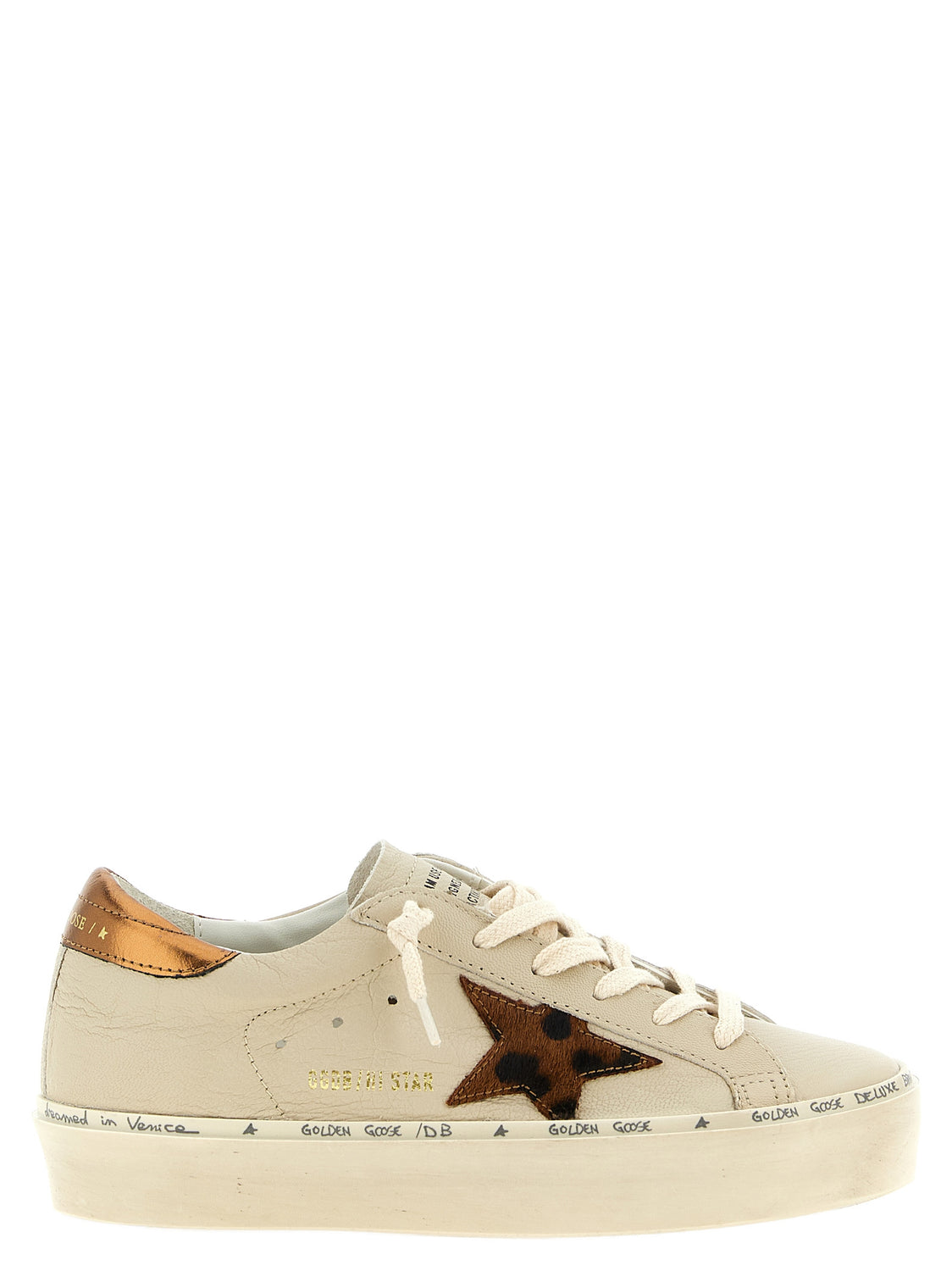 Multicolor Goatskin Platform Sneakers