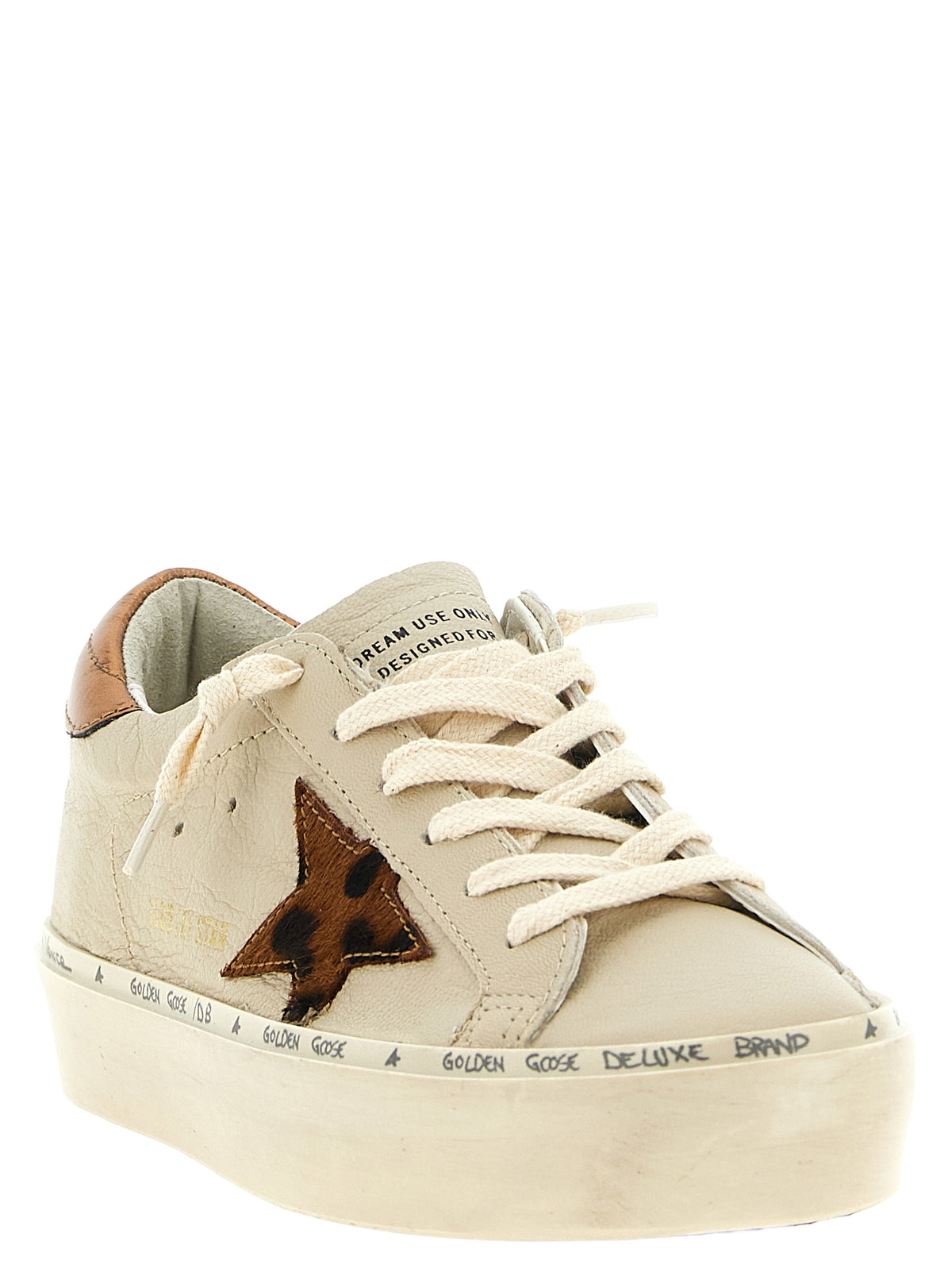 Multicolor Goatskin Platform Sneakers