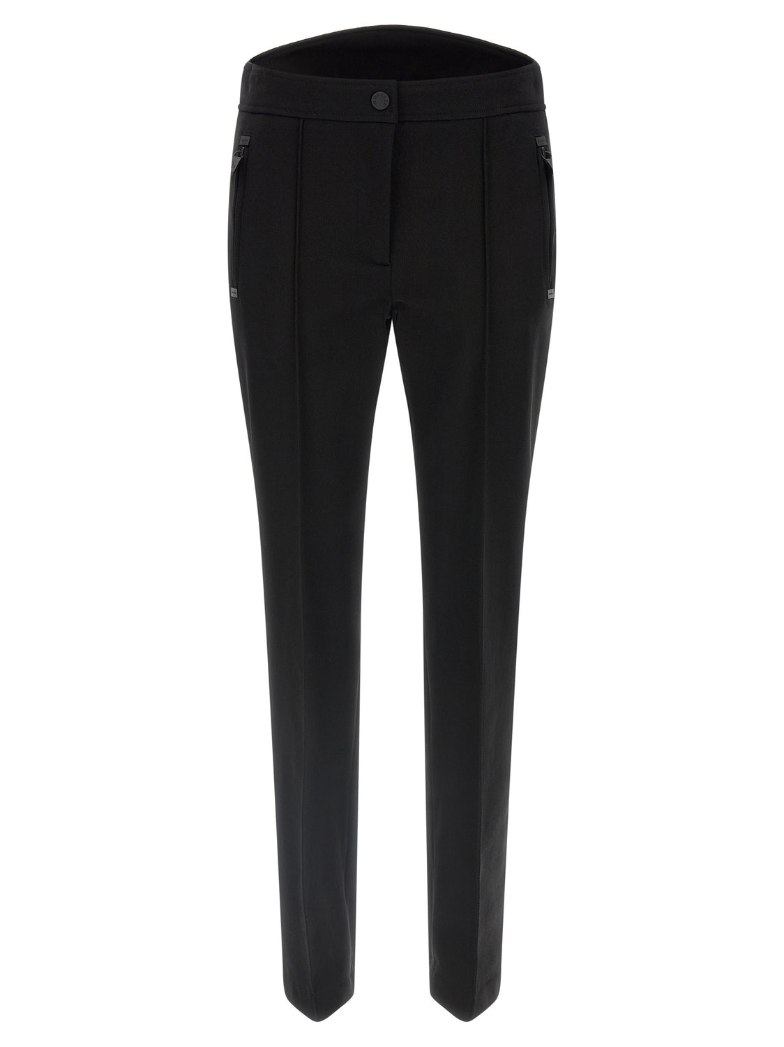 Black Polyamide Athletic Pants