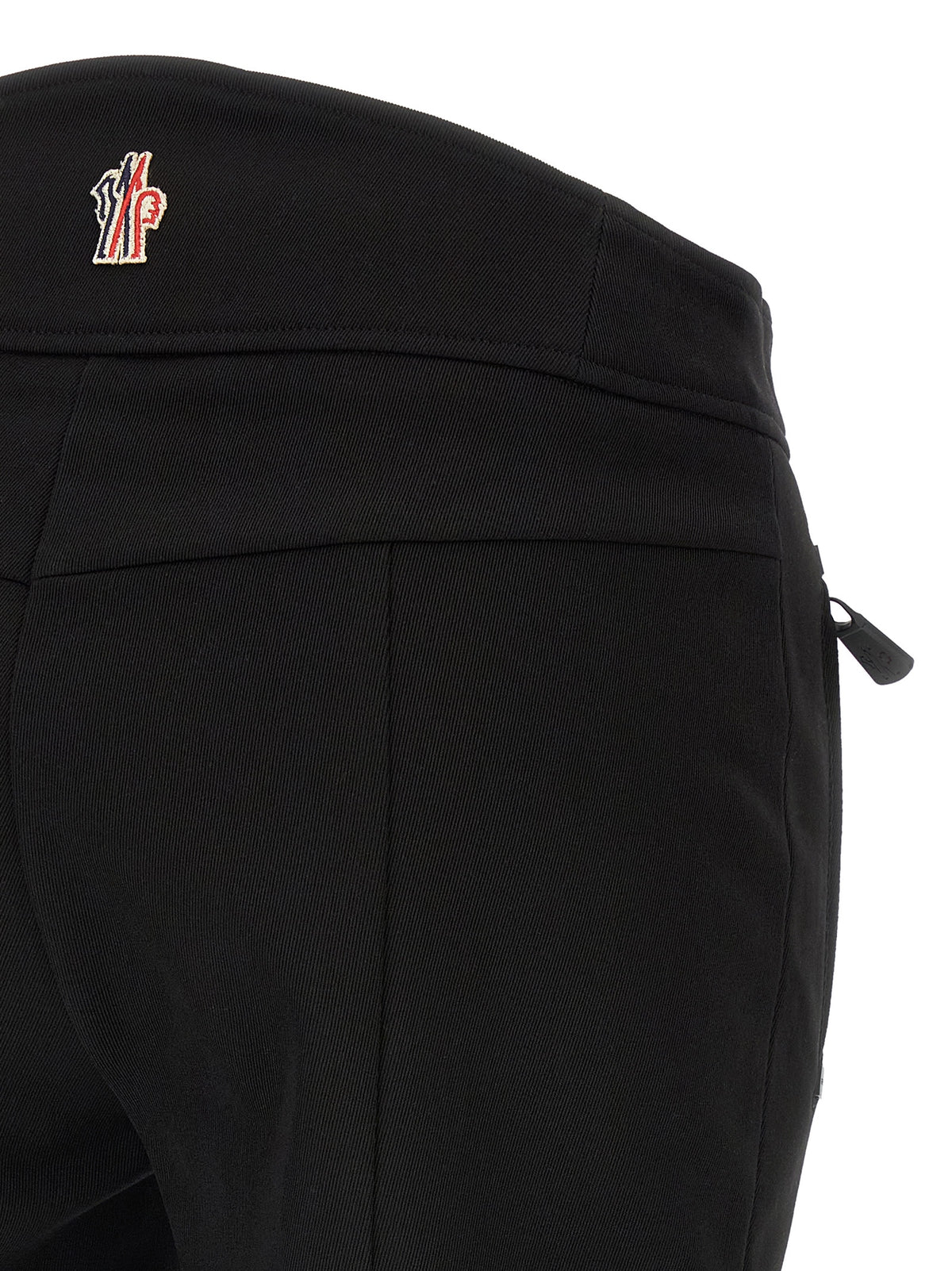 Black Polyamide Athletic Pants