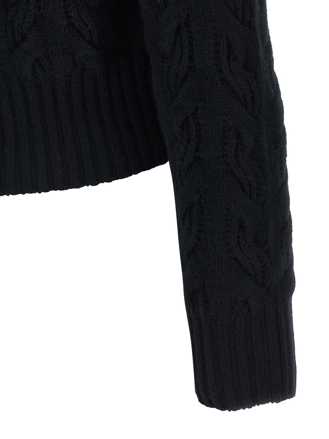 Black Wool Cardigan