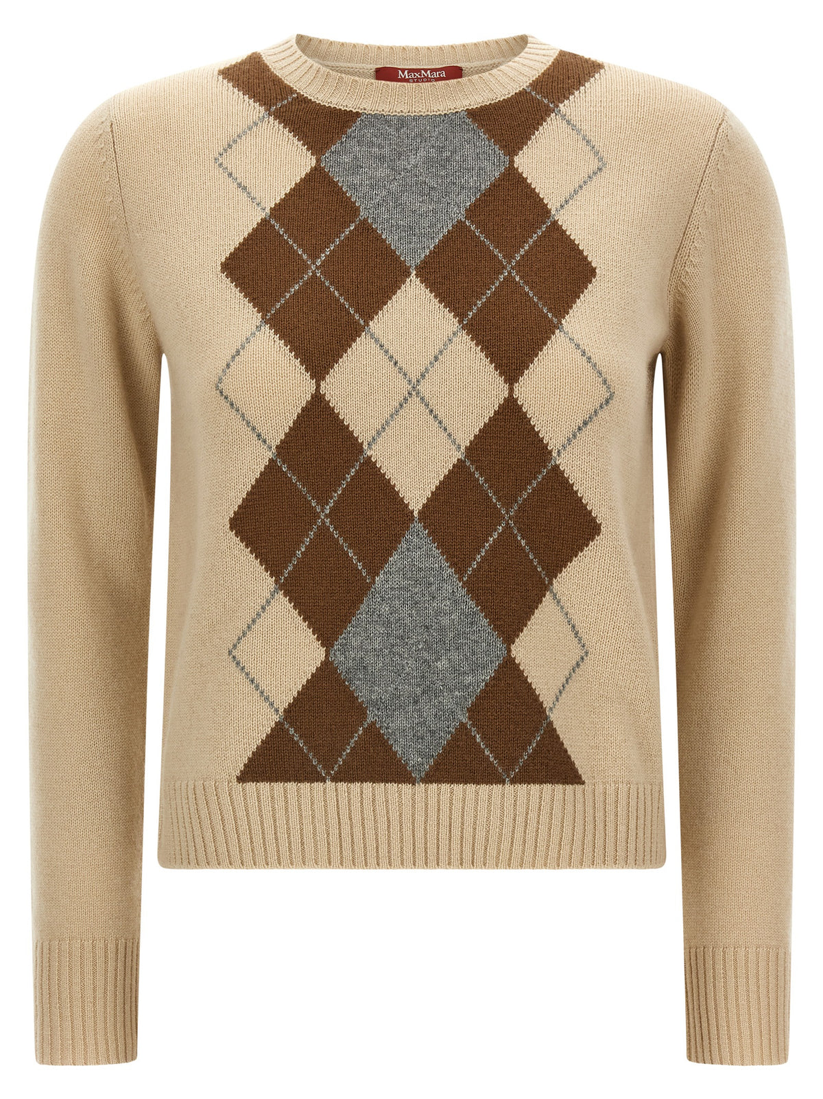 Beige Wool Cardigan
