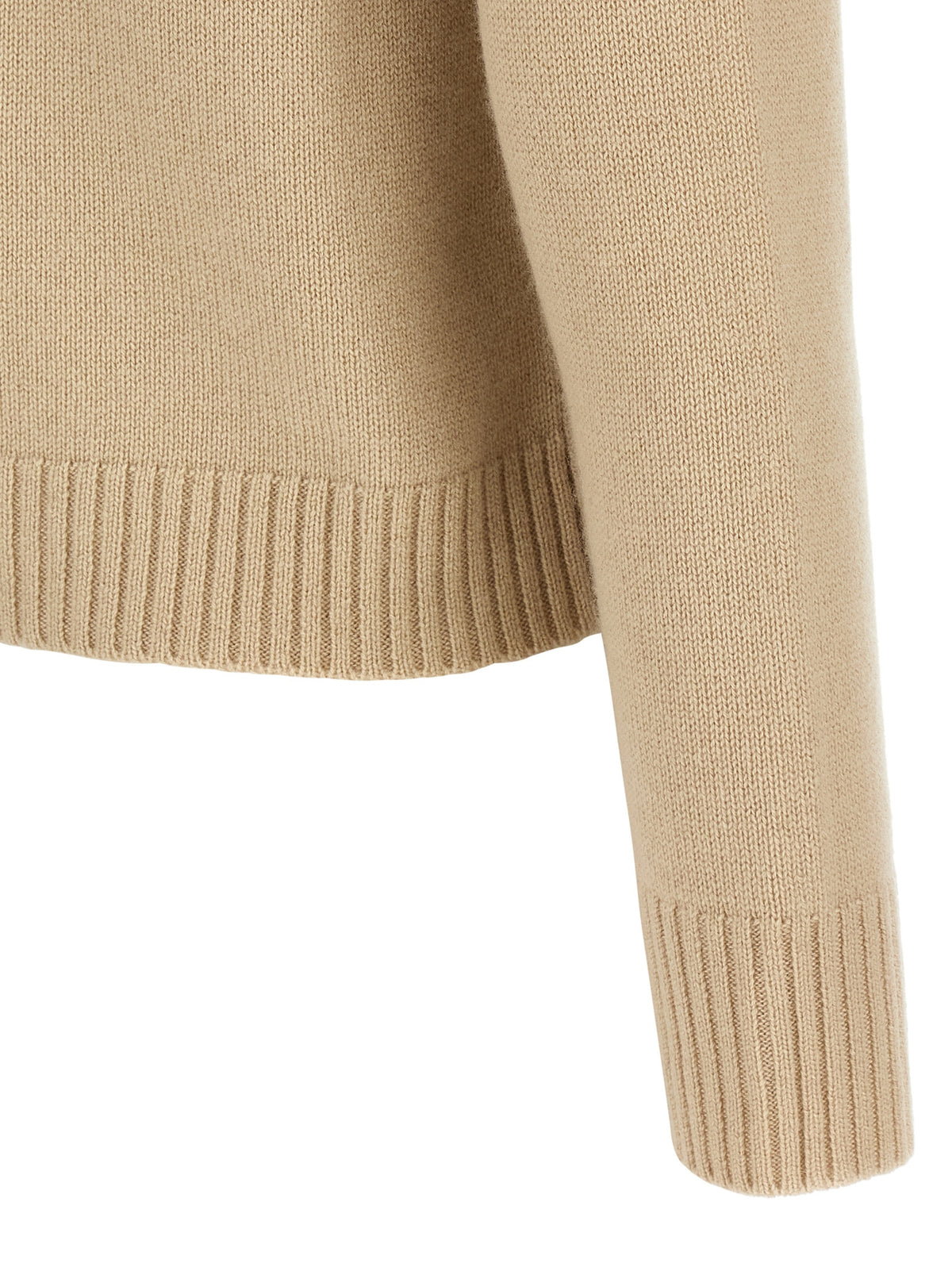 Beige Wool Cardigan