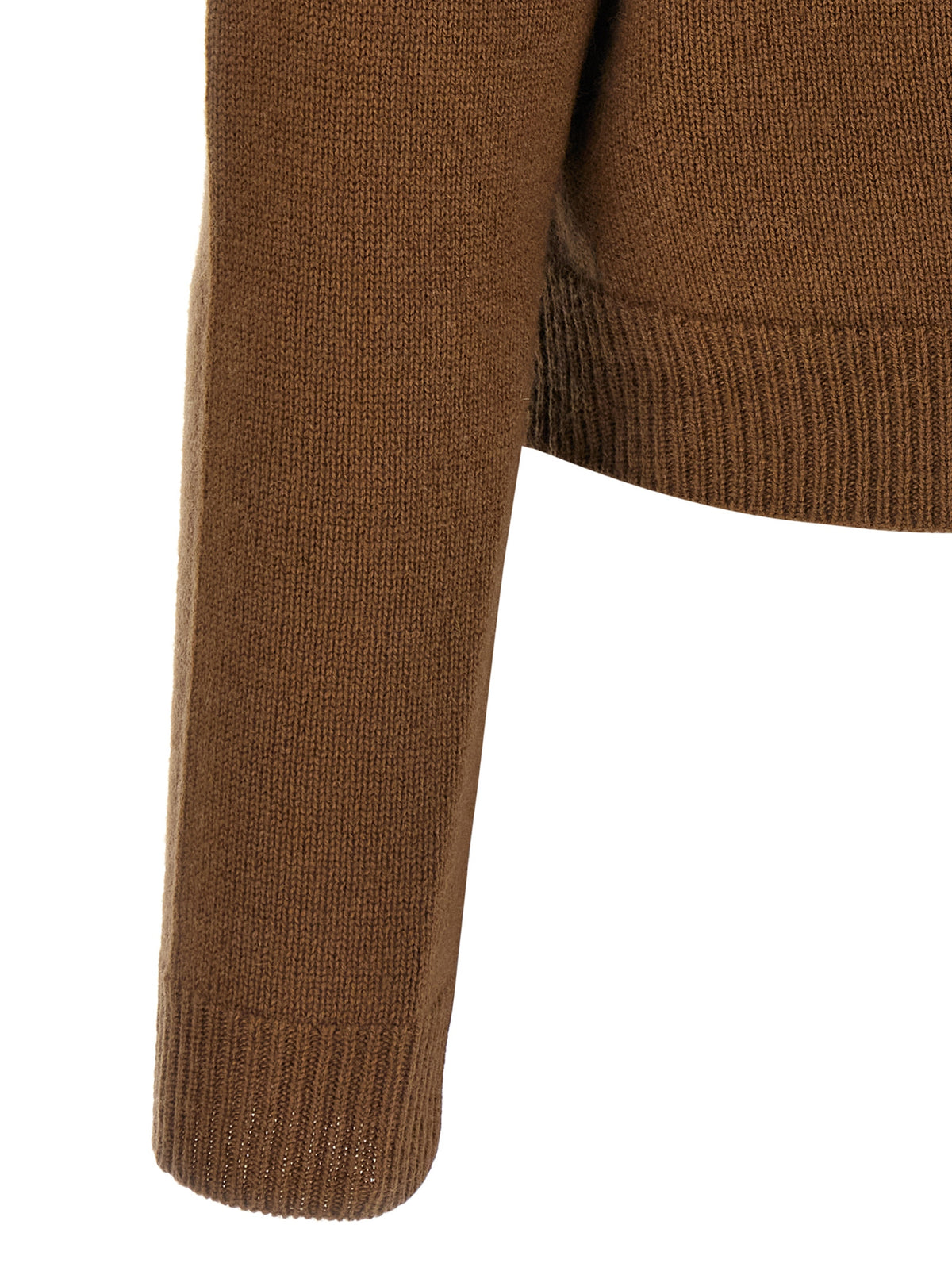 Brown Wool Cardigan