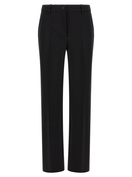 Black Virgin Wool Dress Pants