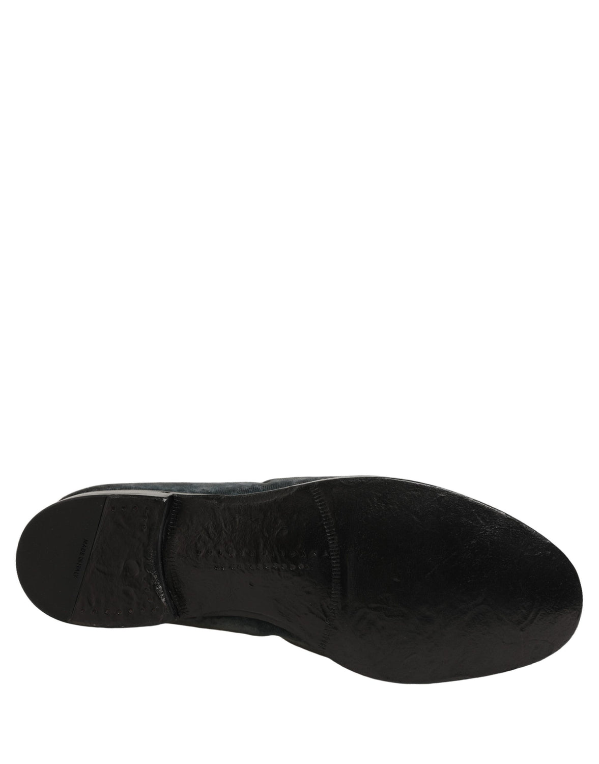 Blue Suede Slip On Men Slippers Loafers Shoes