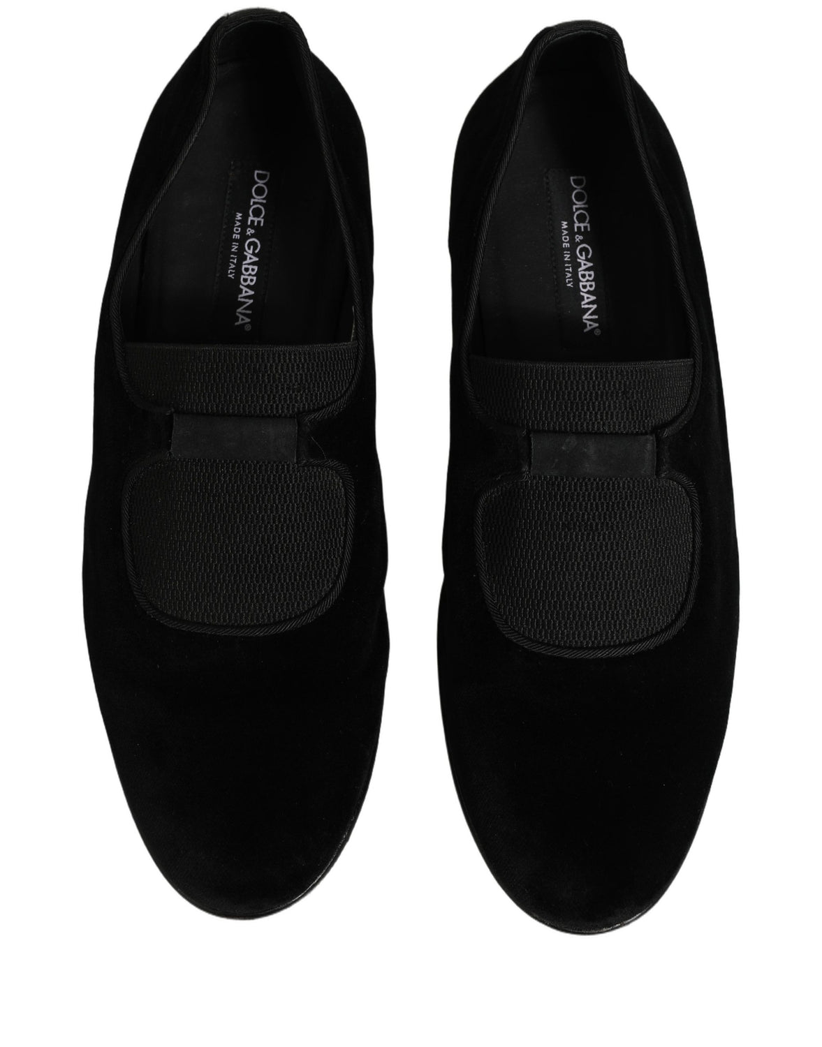 Black Velvet Slip On Slippers Loafers Shoes