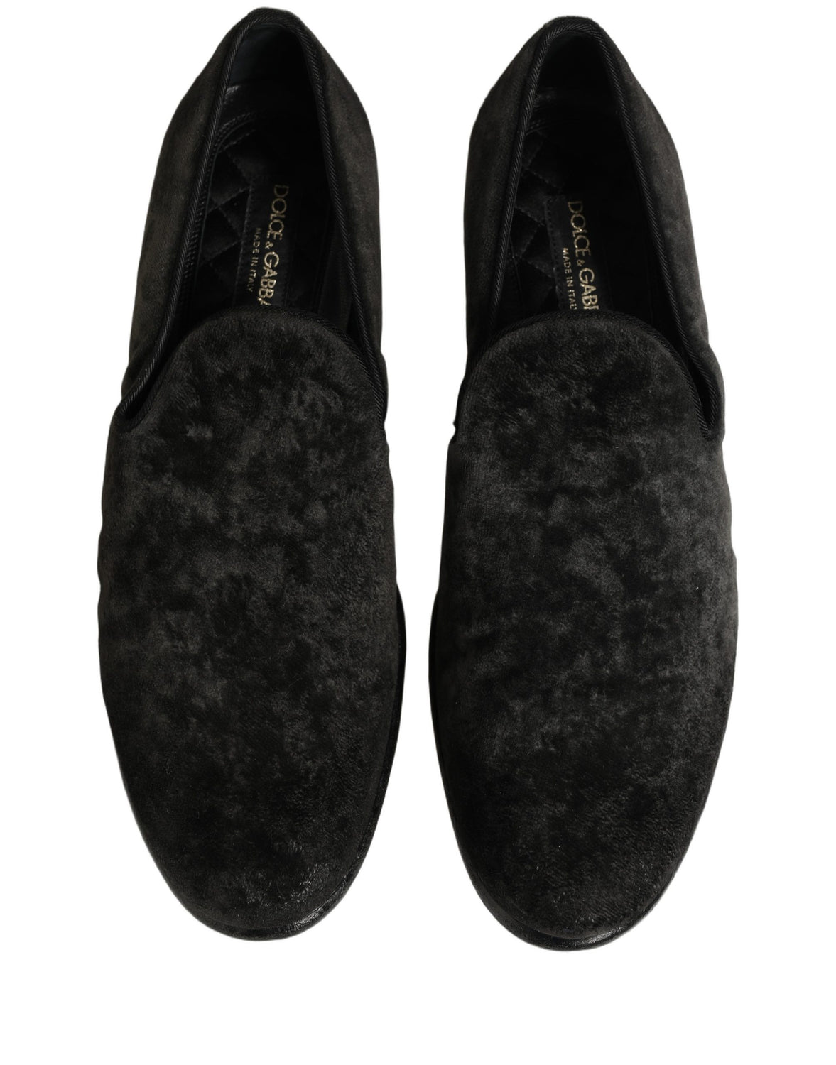 Black Suede Slip On Men Slippers Loafers Shoes