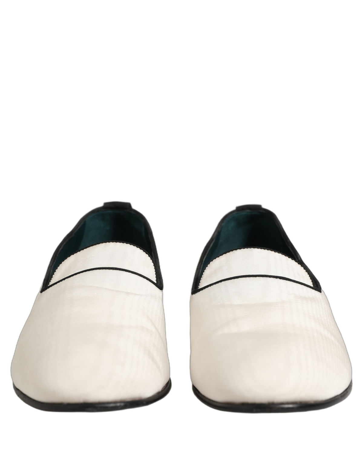 White Velvet Slip On Men Flats Loafers Shoes