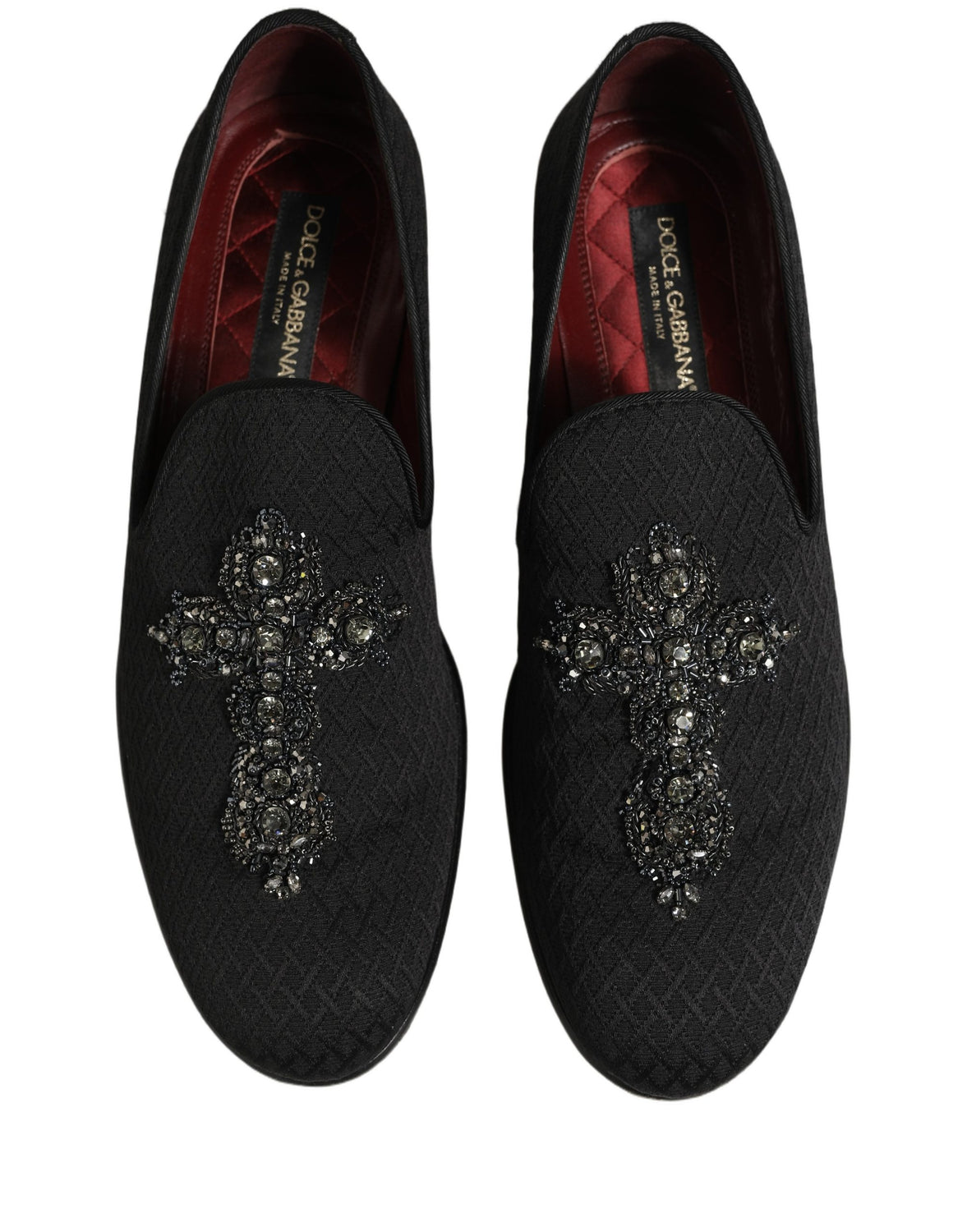 Black Suede Cross Slip On Men Loafers Shoes