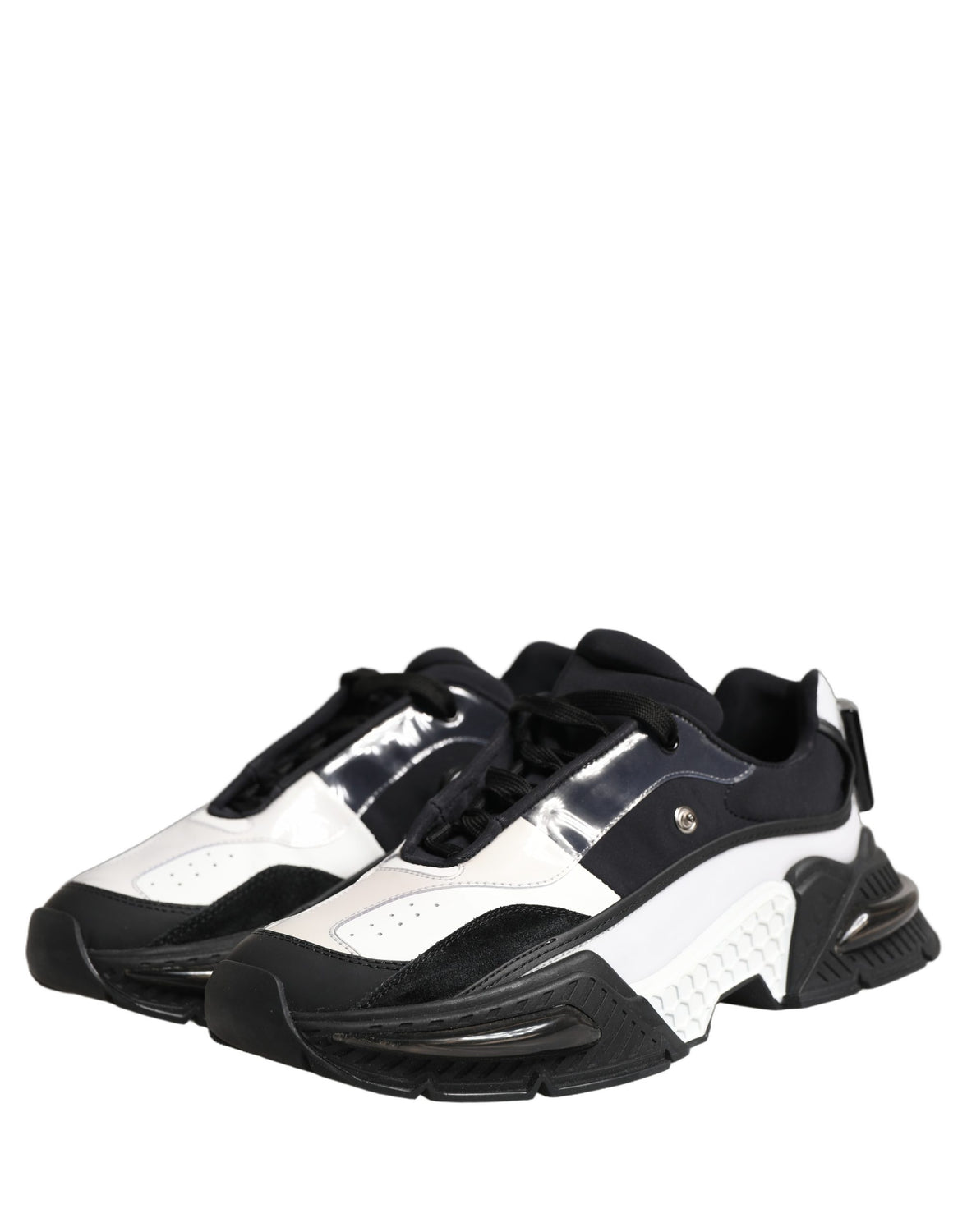 White Black Logo Airmaster Men Sneakers Shoes