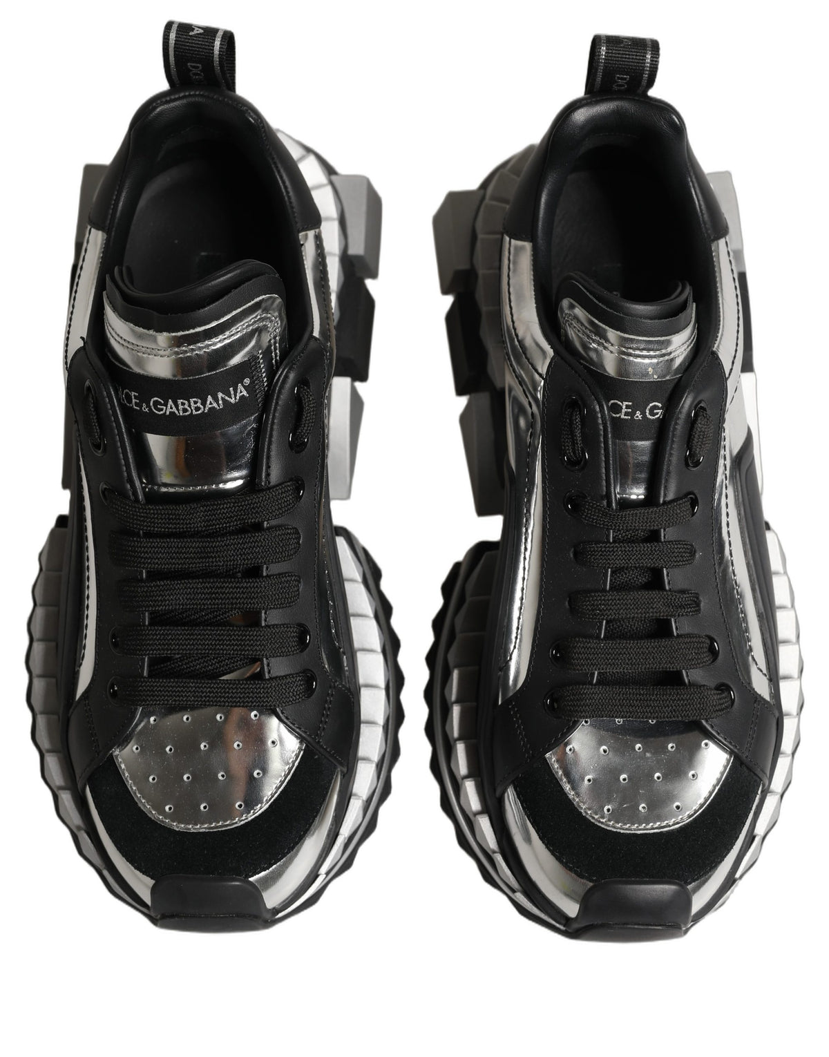 Black Two-Tone Super King Men Sneakers Shoes