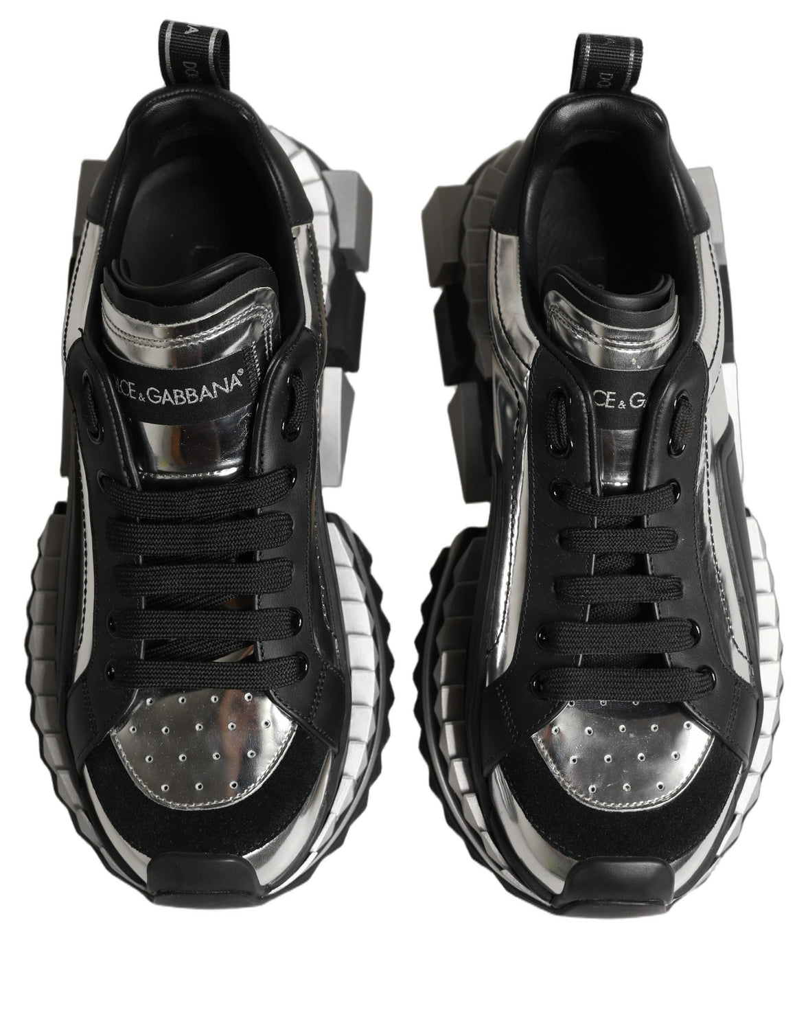 Black Two-Tone Super King Men Sneakers Shoes