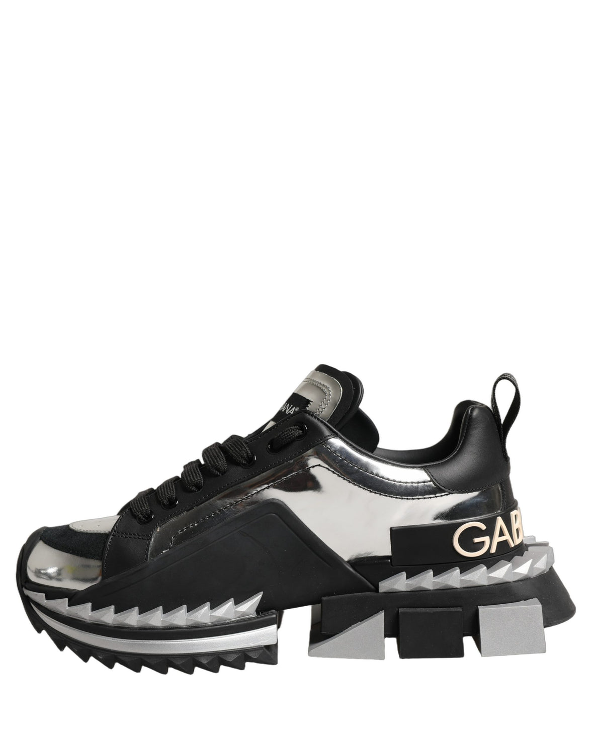 Black Two-Tone Super King Men Sneakers Shoes