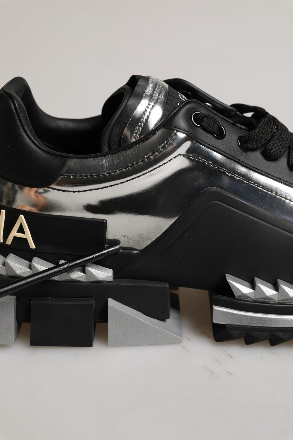 Black Two-Tone Super King Men Sneakers Shoes