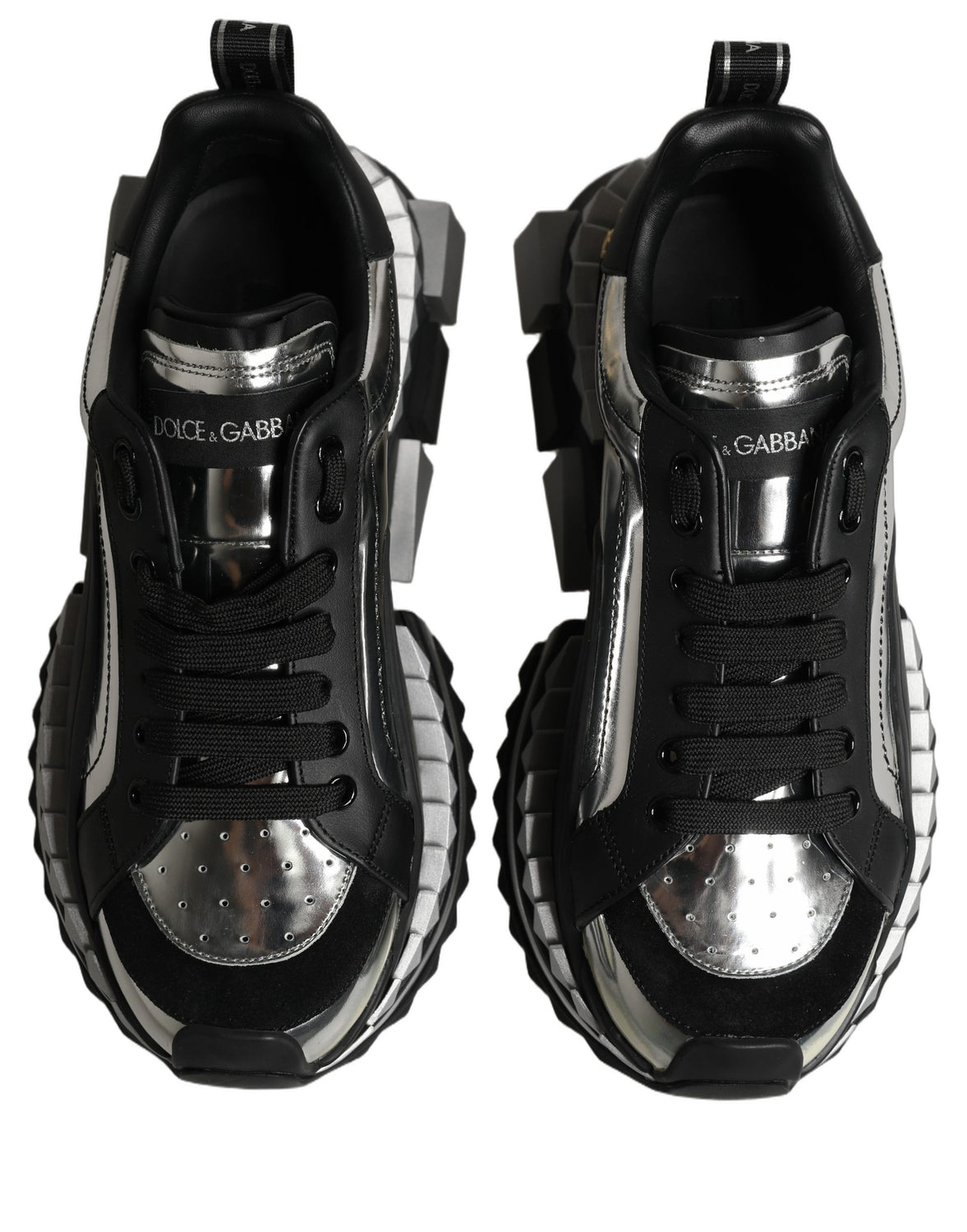 Black Two-Tone Super King Men Sneakers Shoes