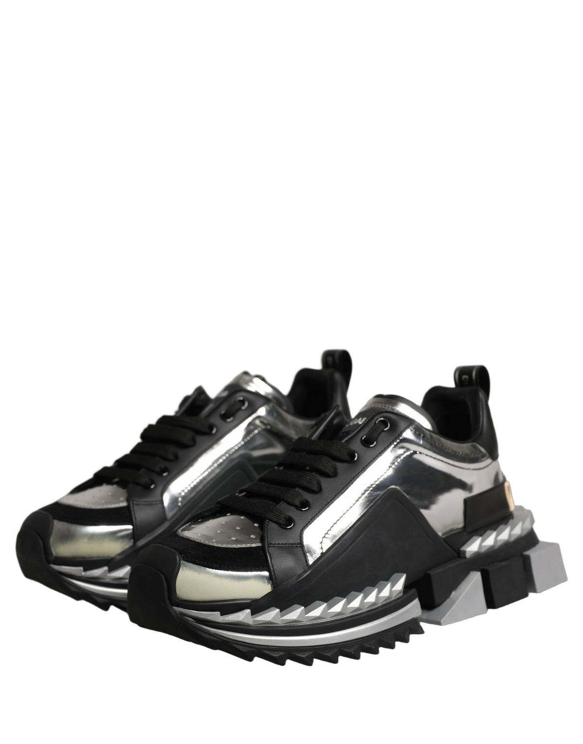 Black Two-Tone Super King Men Sneakers Shoes