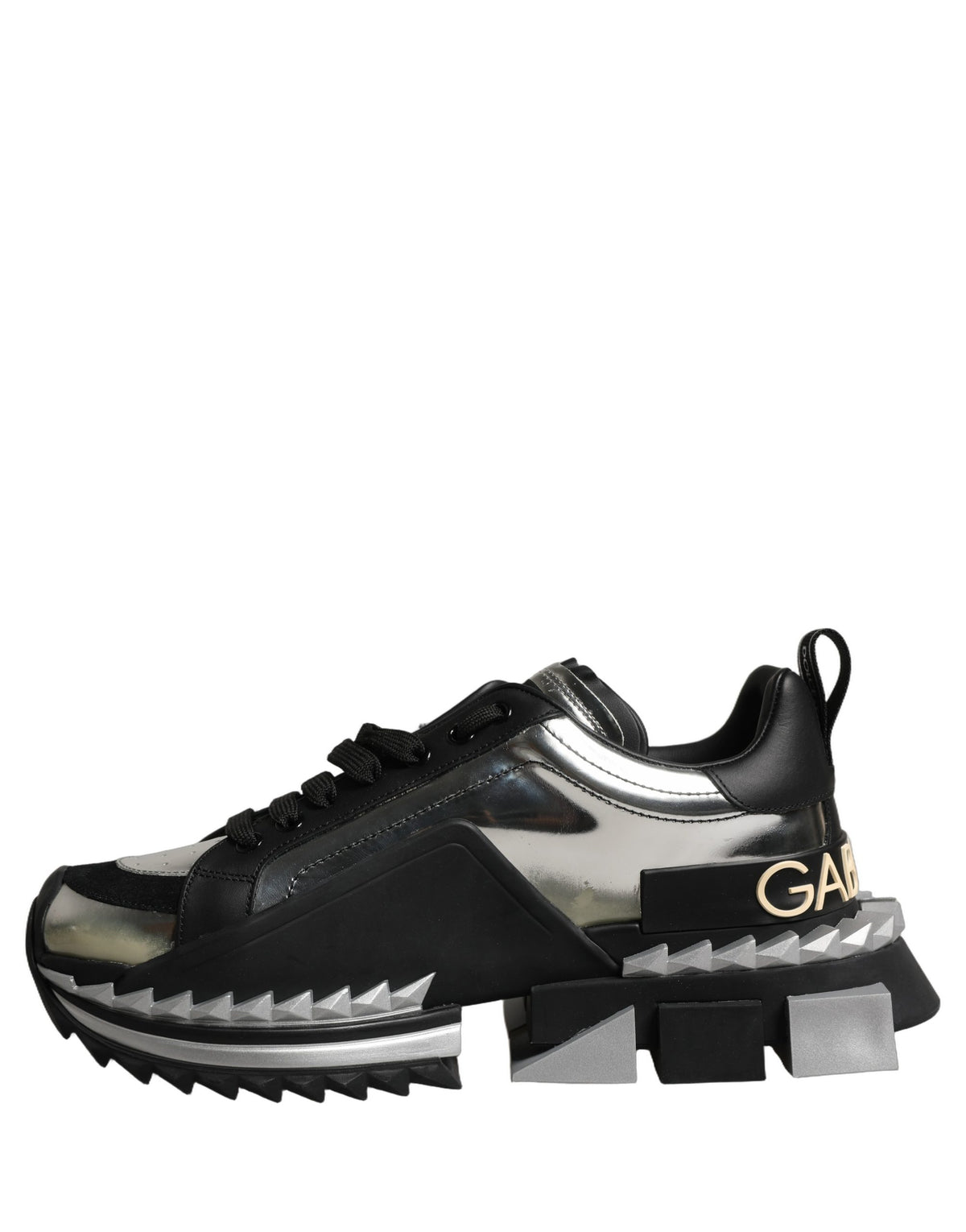 Black Two-Tone Super King Men Sneakers Shoes