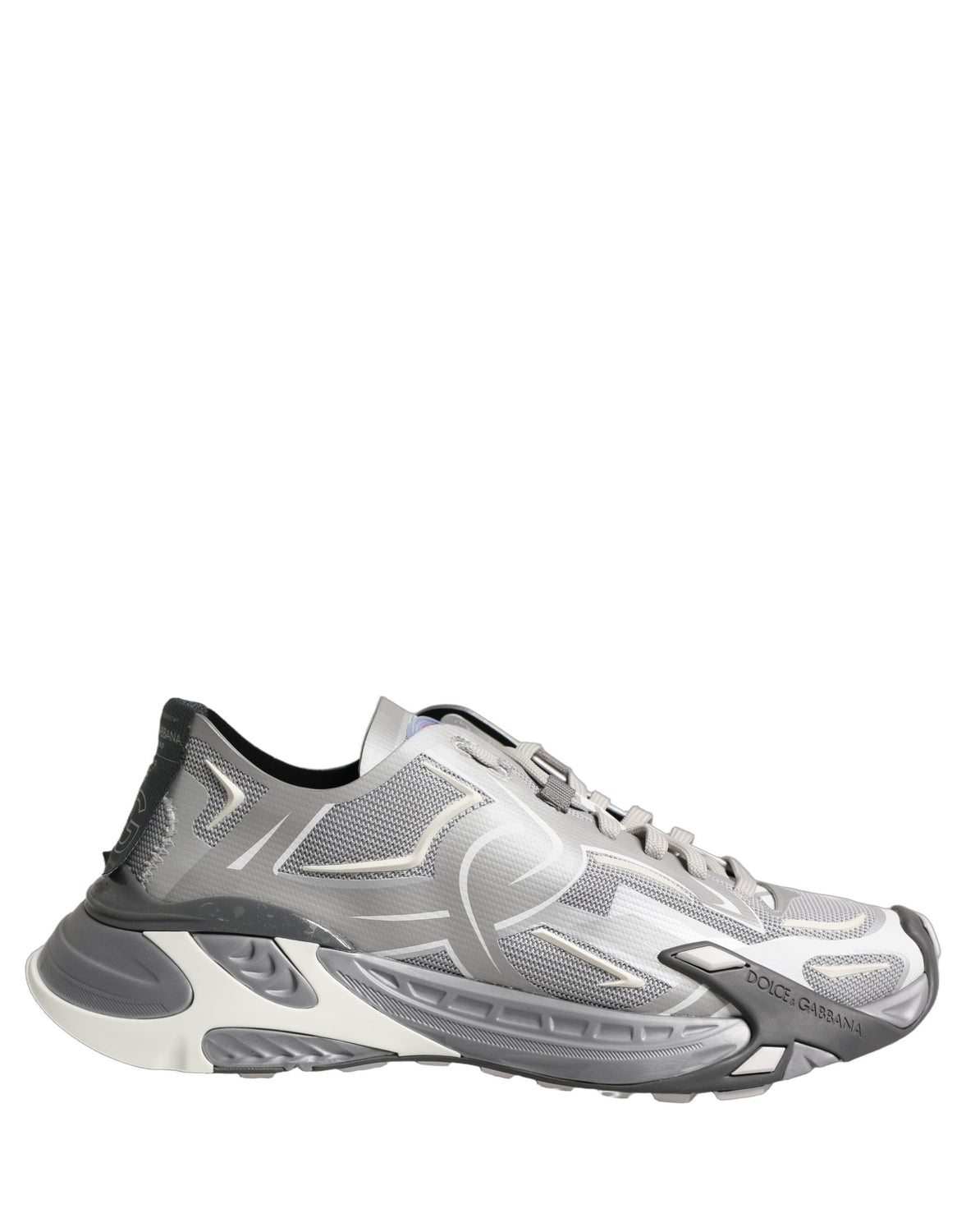 Gray Panelled Low Top Men Sneakers Shoes