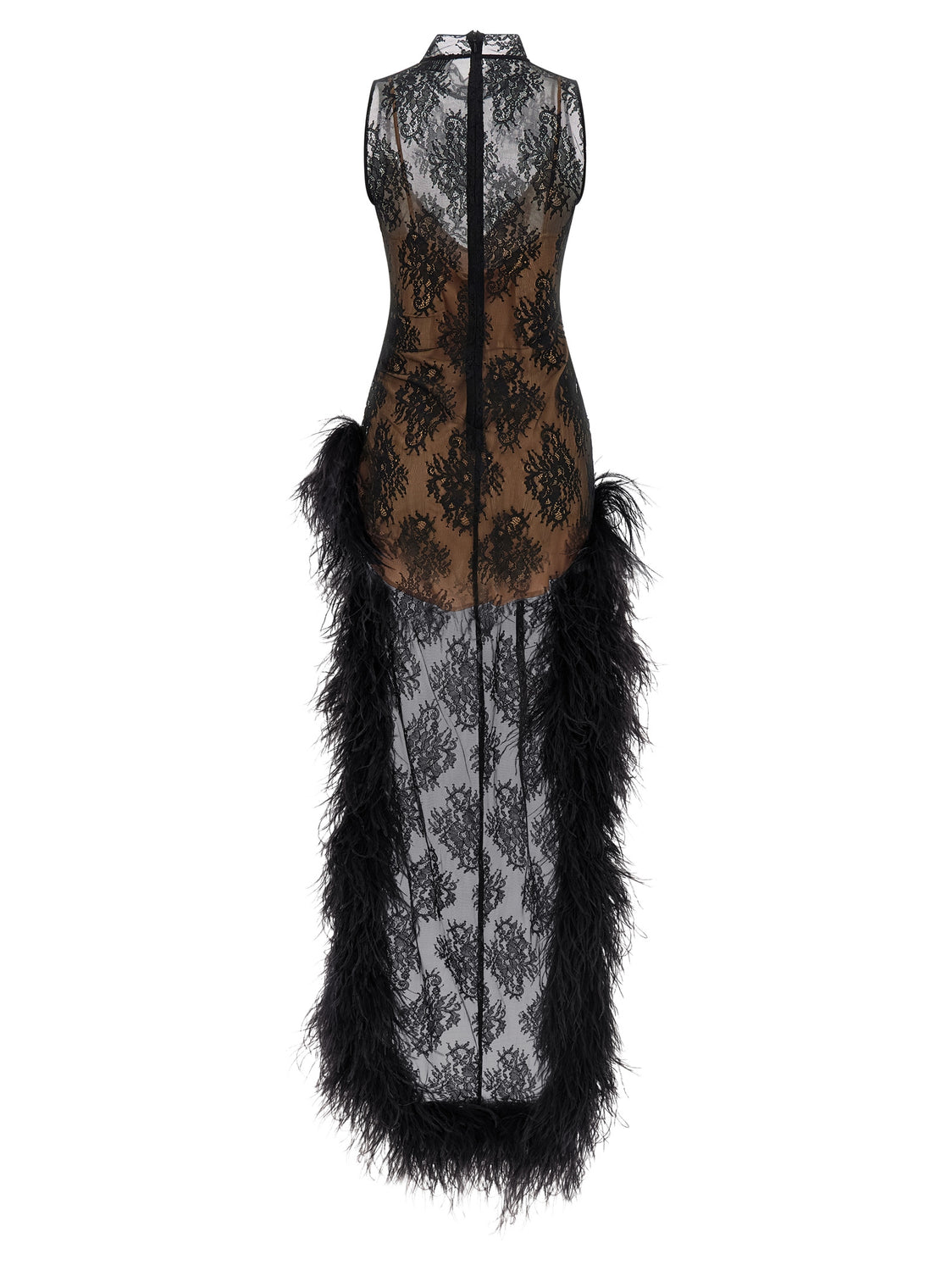 Black Polyester Short Dress