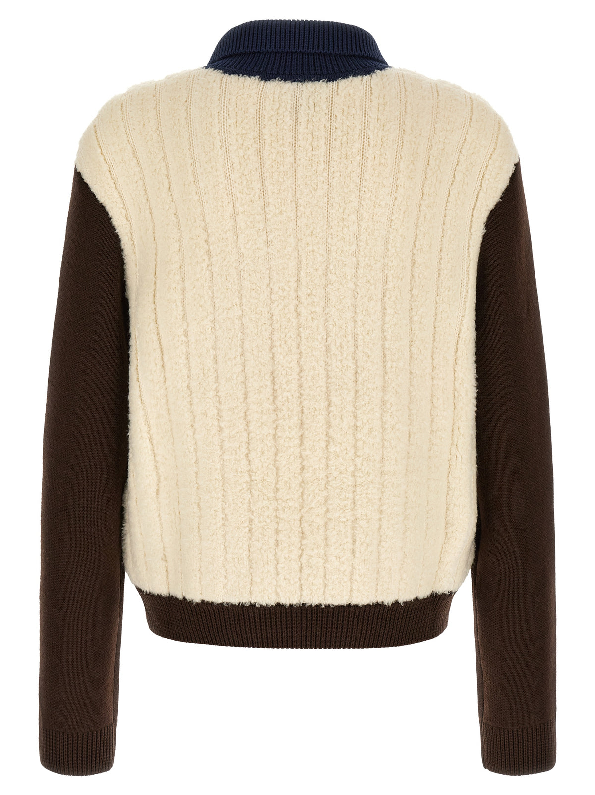 Multicolor Wool Full-Length Jacket
