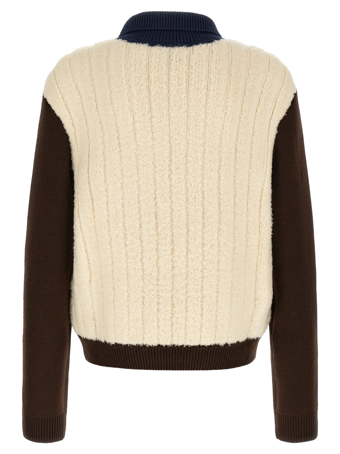 Multicolor Wool Full-Length Jacket
