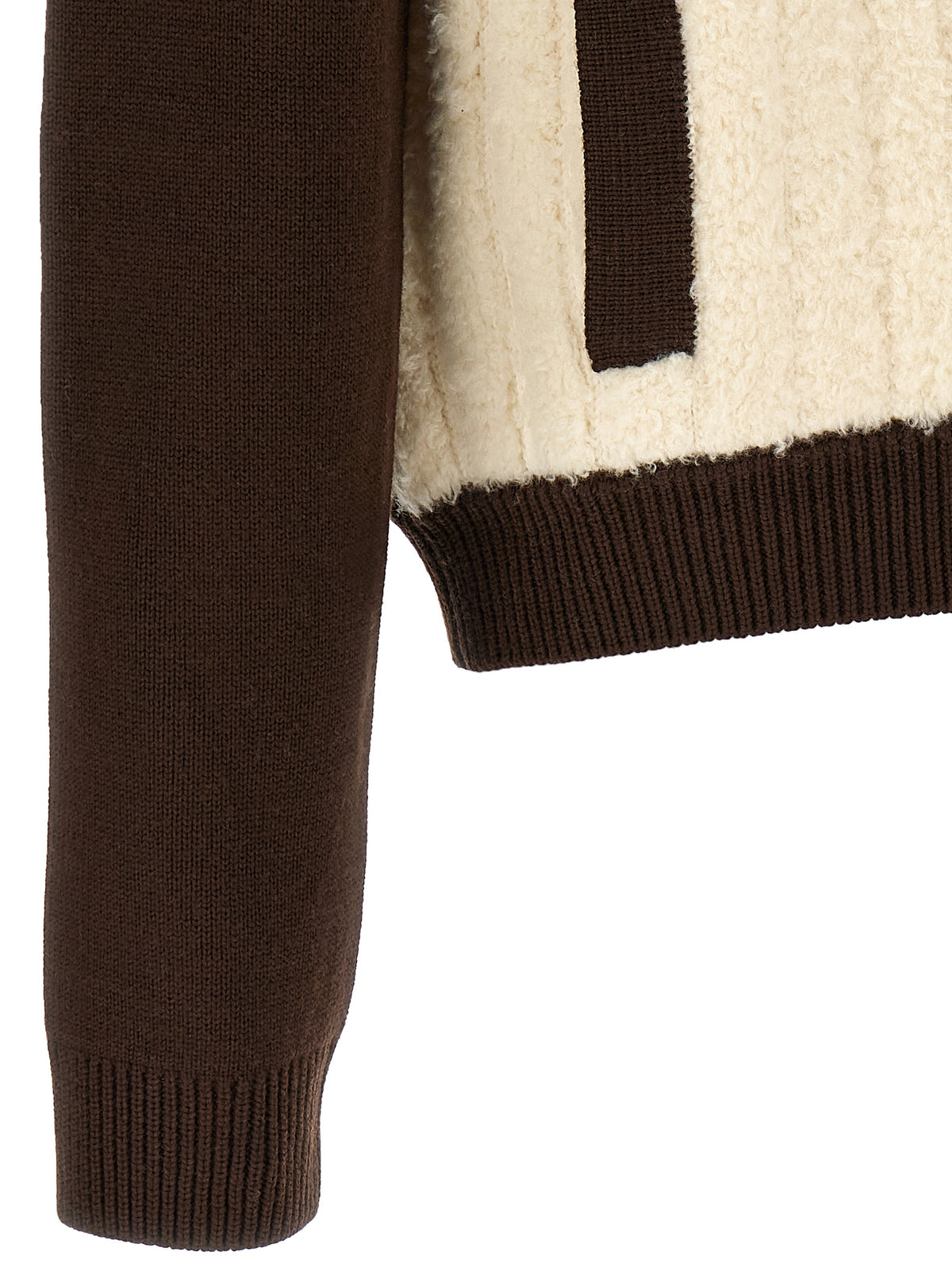 Multicolor Wool Full-Length Jacket