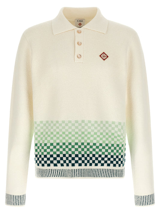 Bicolor Cotton Polo Shirt