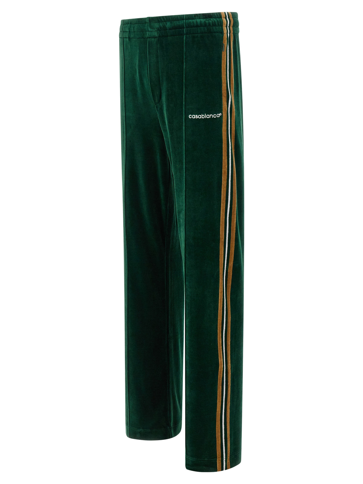 Bicolor Cotton Casual Pants