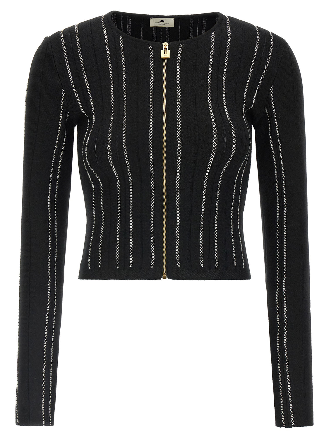 Black Viscose Cardigan