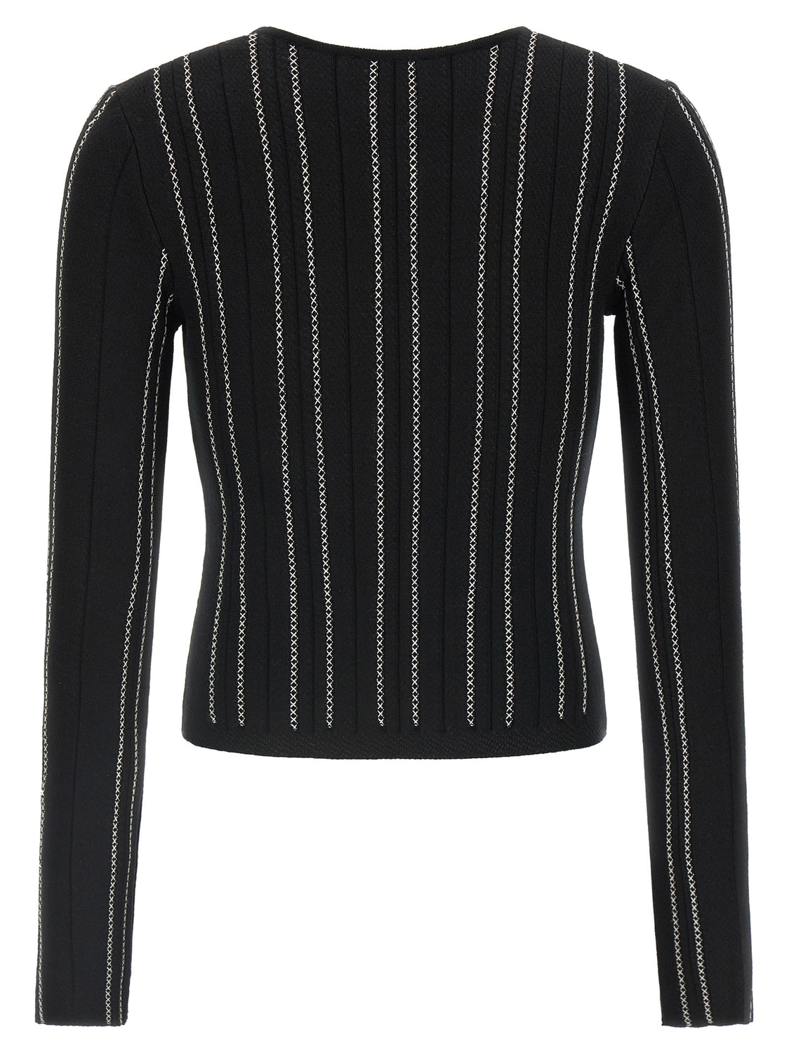 Black Viscose Cardigan