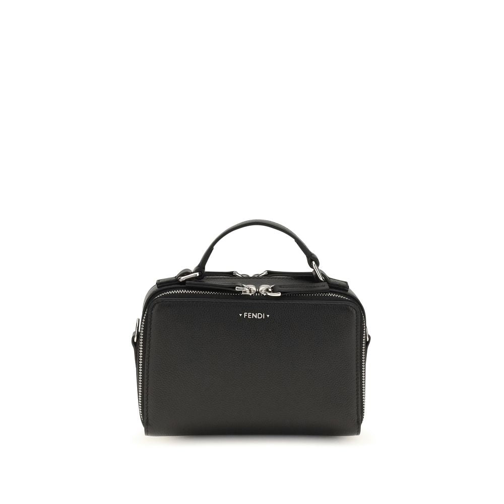 Black Calf Leather Bos Taurus Shoulder Bag