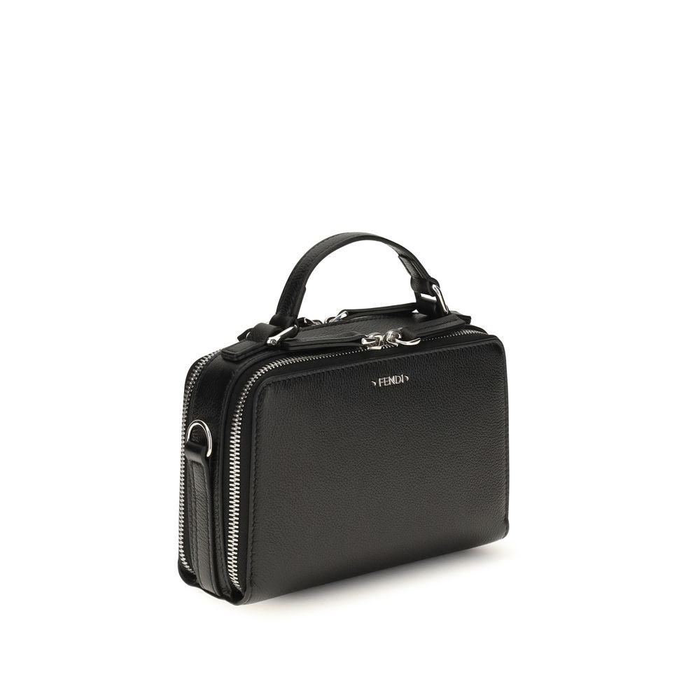 Black Calf Leather Bos Taurus Shoulder Bag
