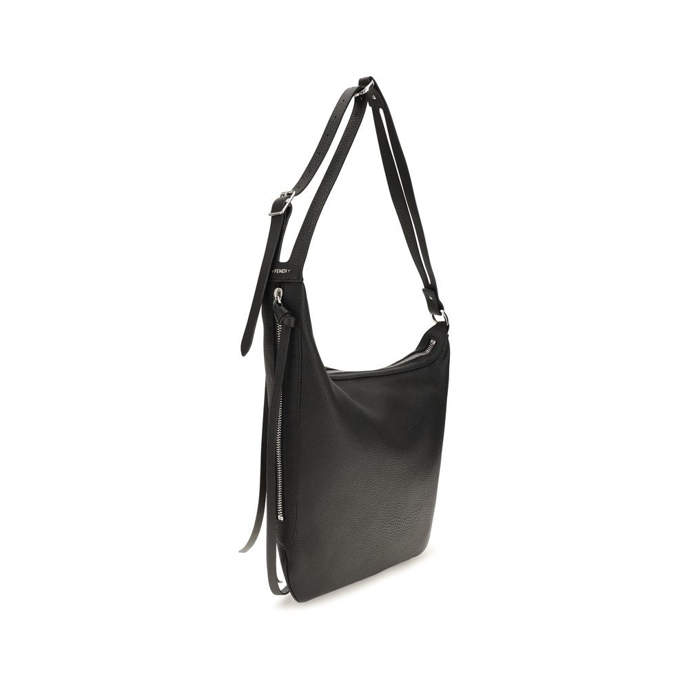 Black Calf Leather Bos Taurus Shoulder Bag