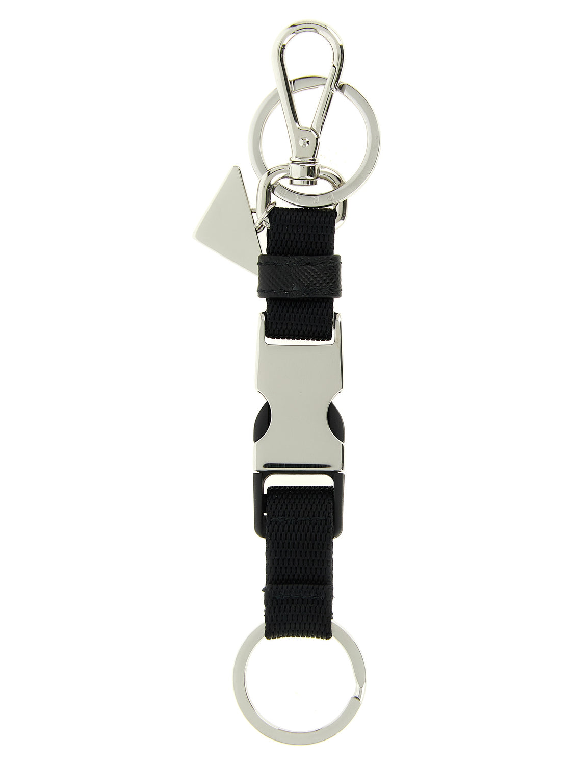 Black Stainless Steel Keychain