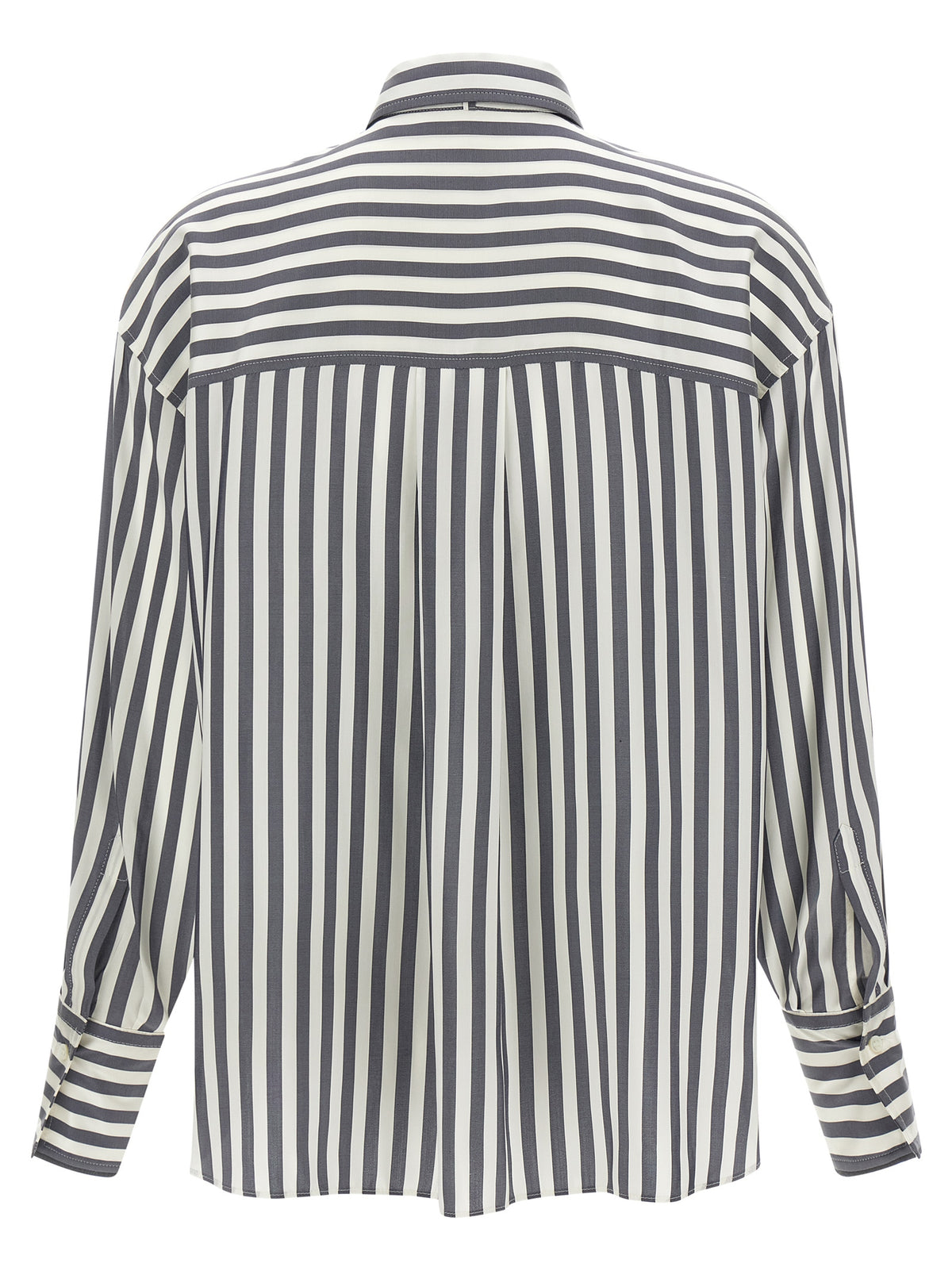 Gray Silk Blouse