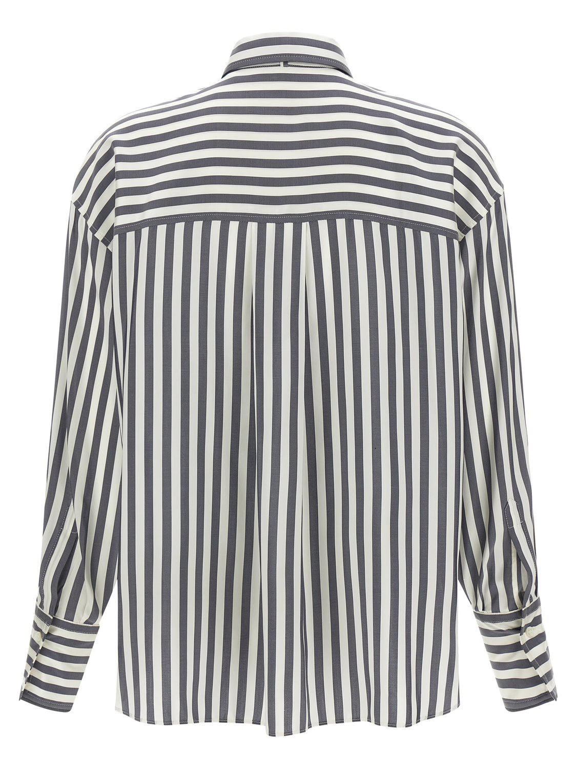 Gray Silk Blouse