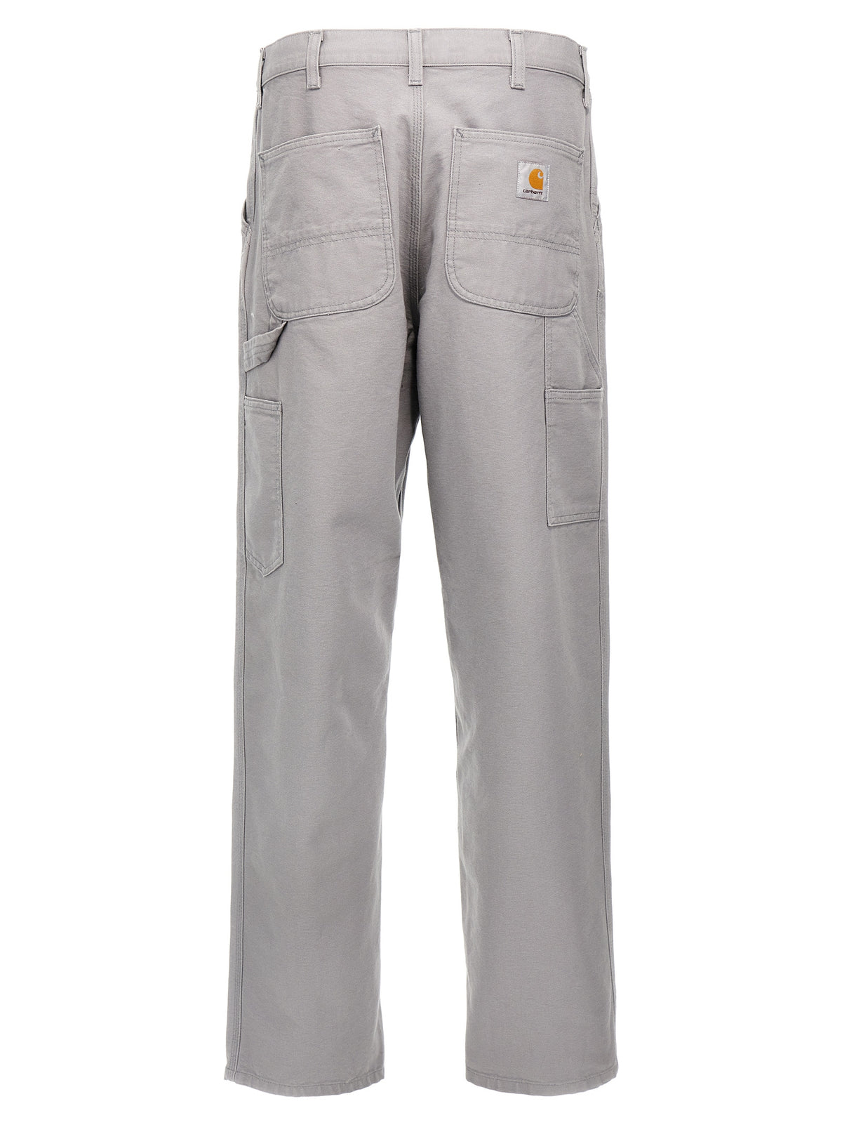 Gray Organic Cotton Casual Pants