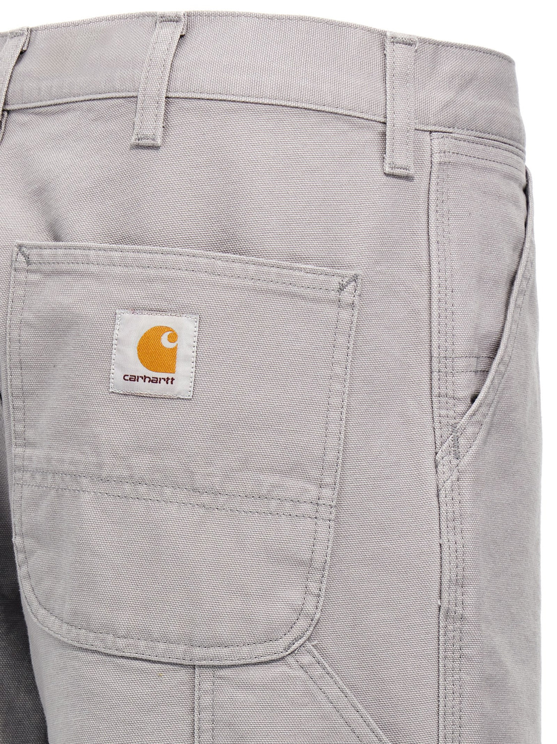 Gray Organic Cotton Casual Pants