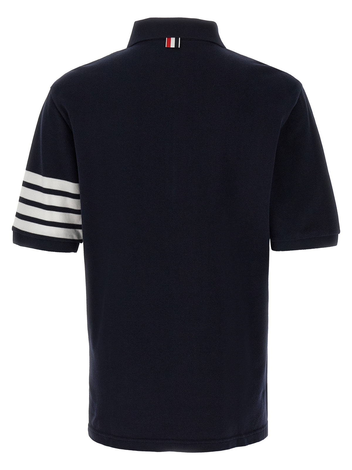 Blue Cotton Polo Shirt