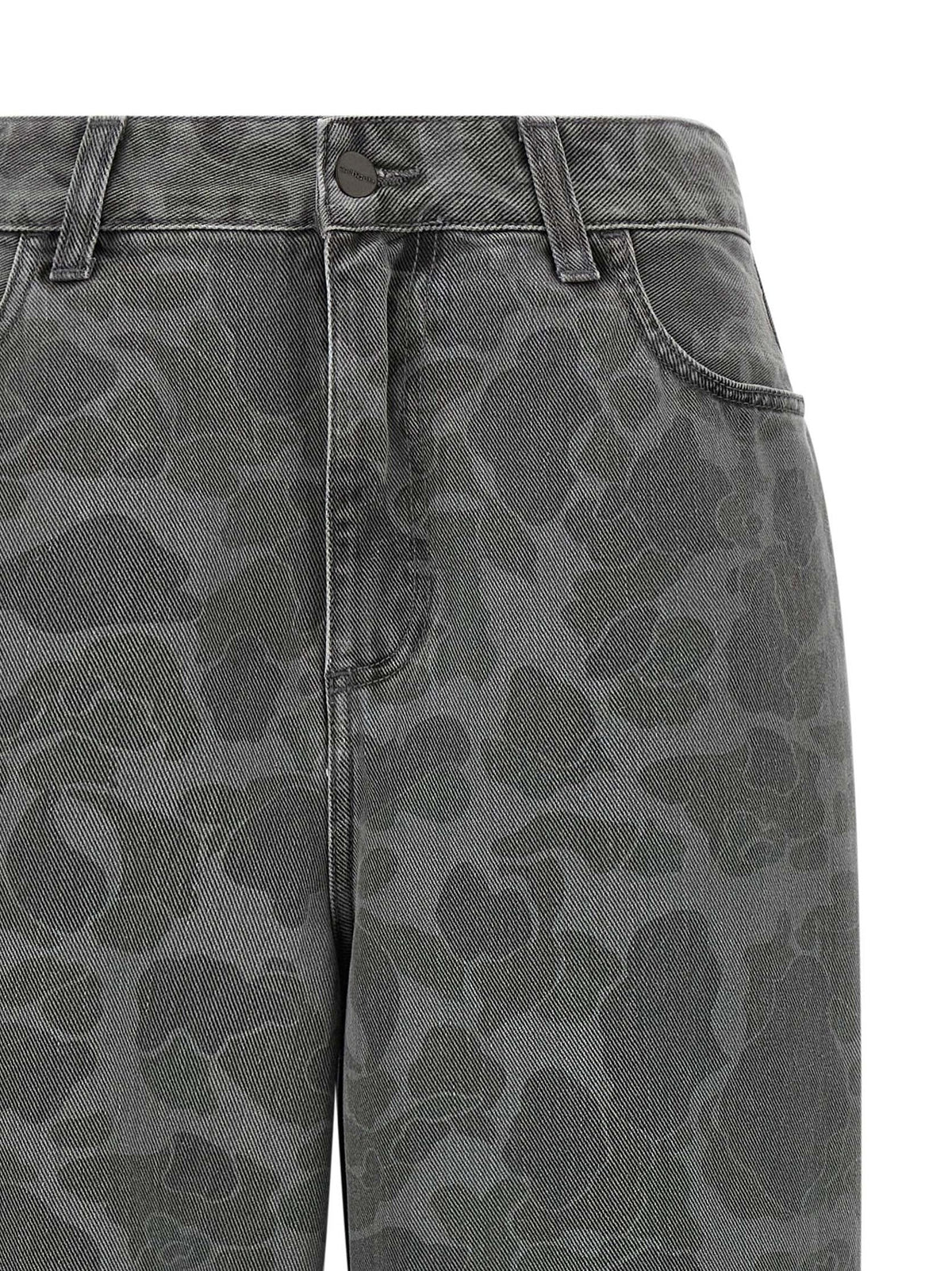 Gray Organic Cotton Tapered Jeans