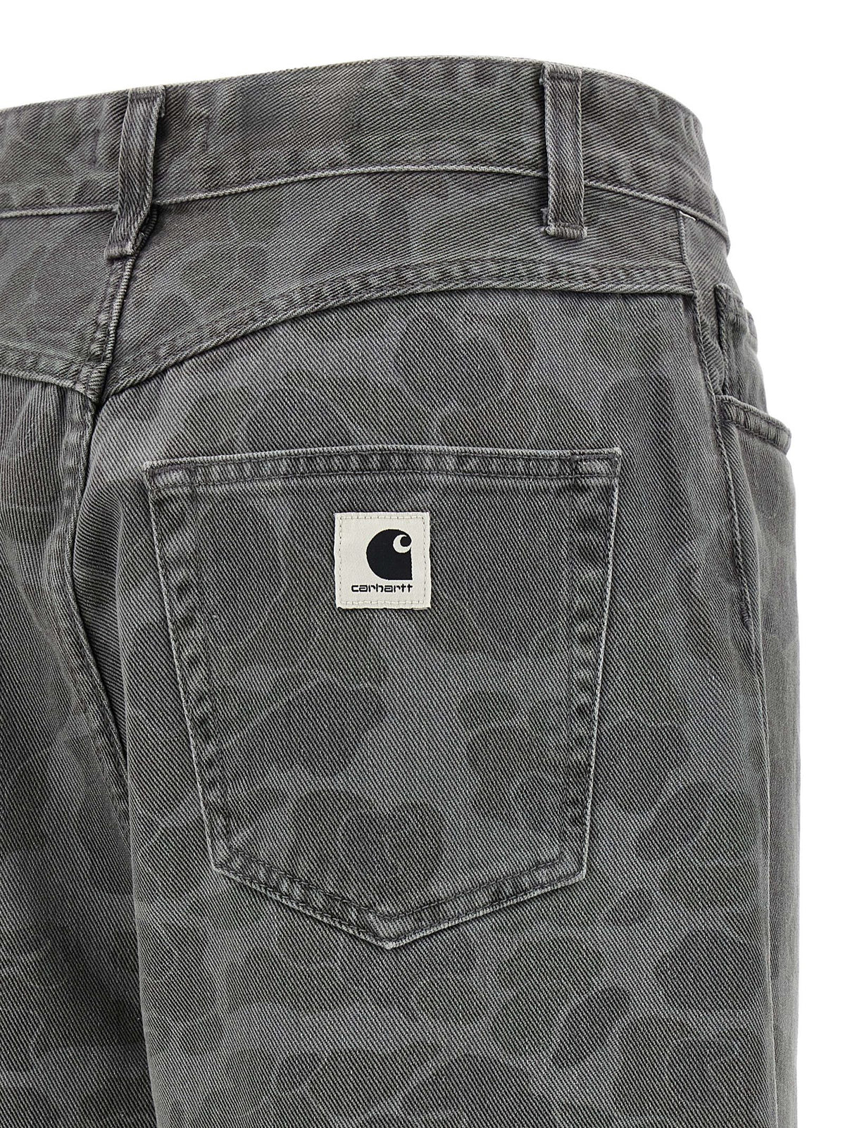 Gray Organic Cotton Tapered Jeans
