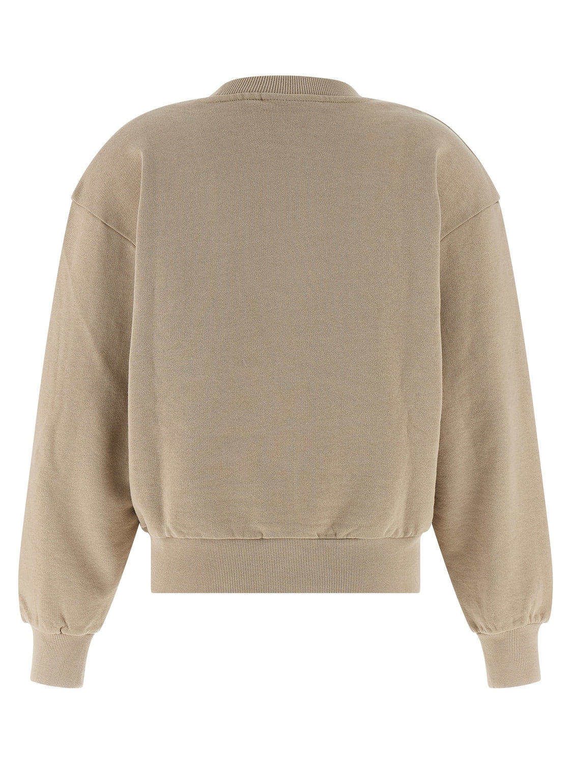 Beige Cotton Sweatshirt