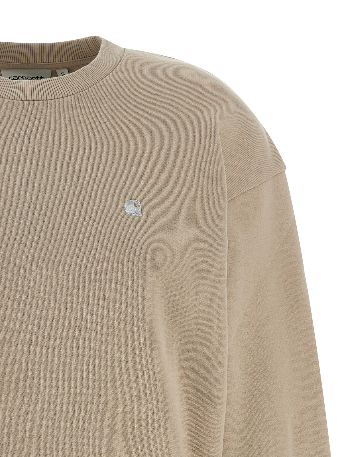 Beige Cotton Sweatshirt